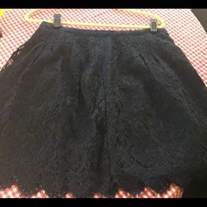Blue lace A line skirt!